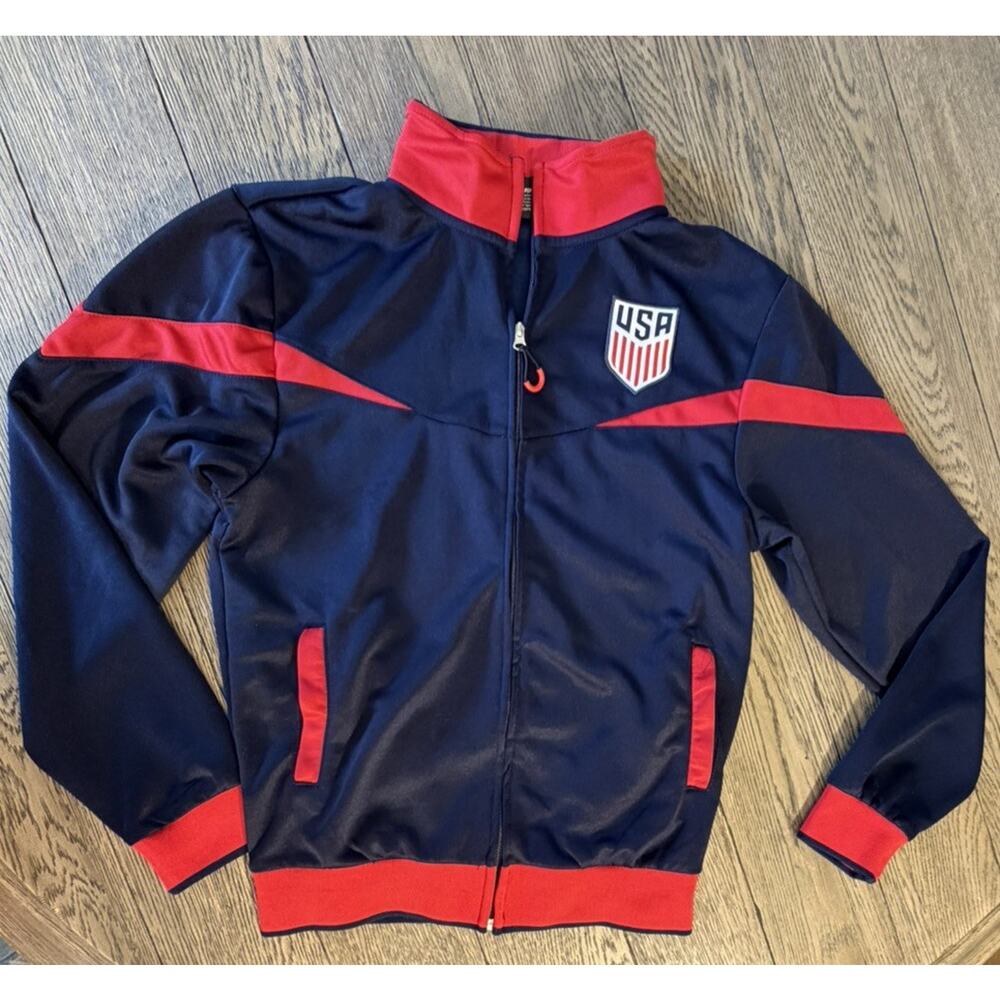 USA National Soccer Team Full Zip Jacket Sz S